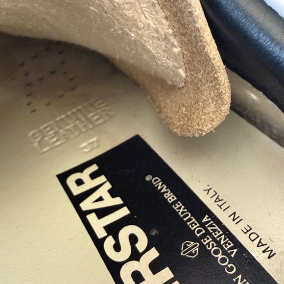 Golden Goose White Sneakers with Gray Star - Picture 8 of 8